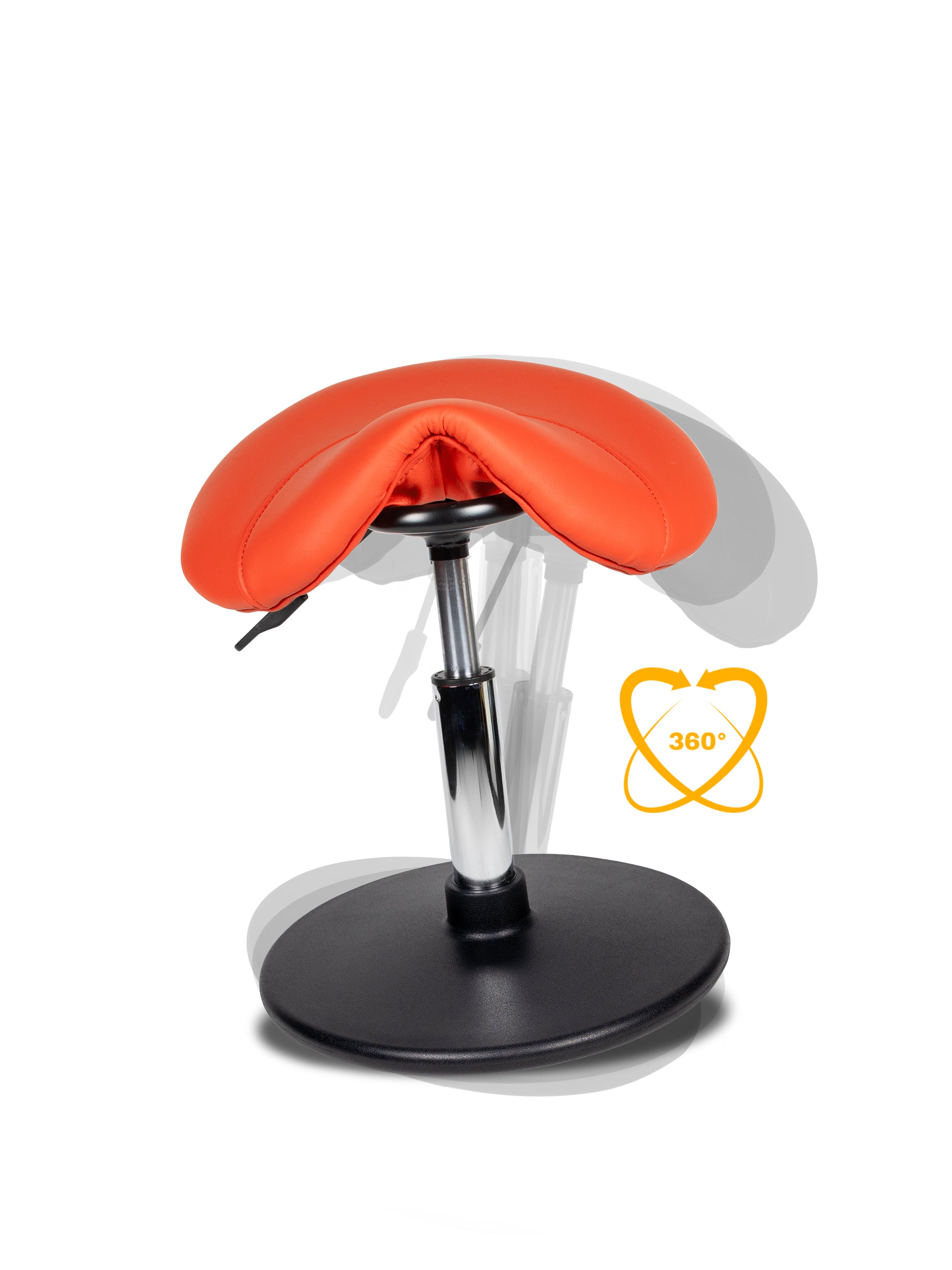 Ergonomische Balanskruk Oranje