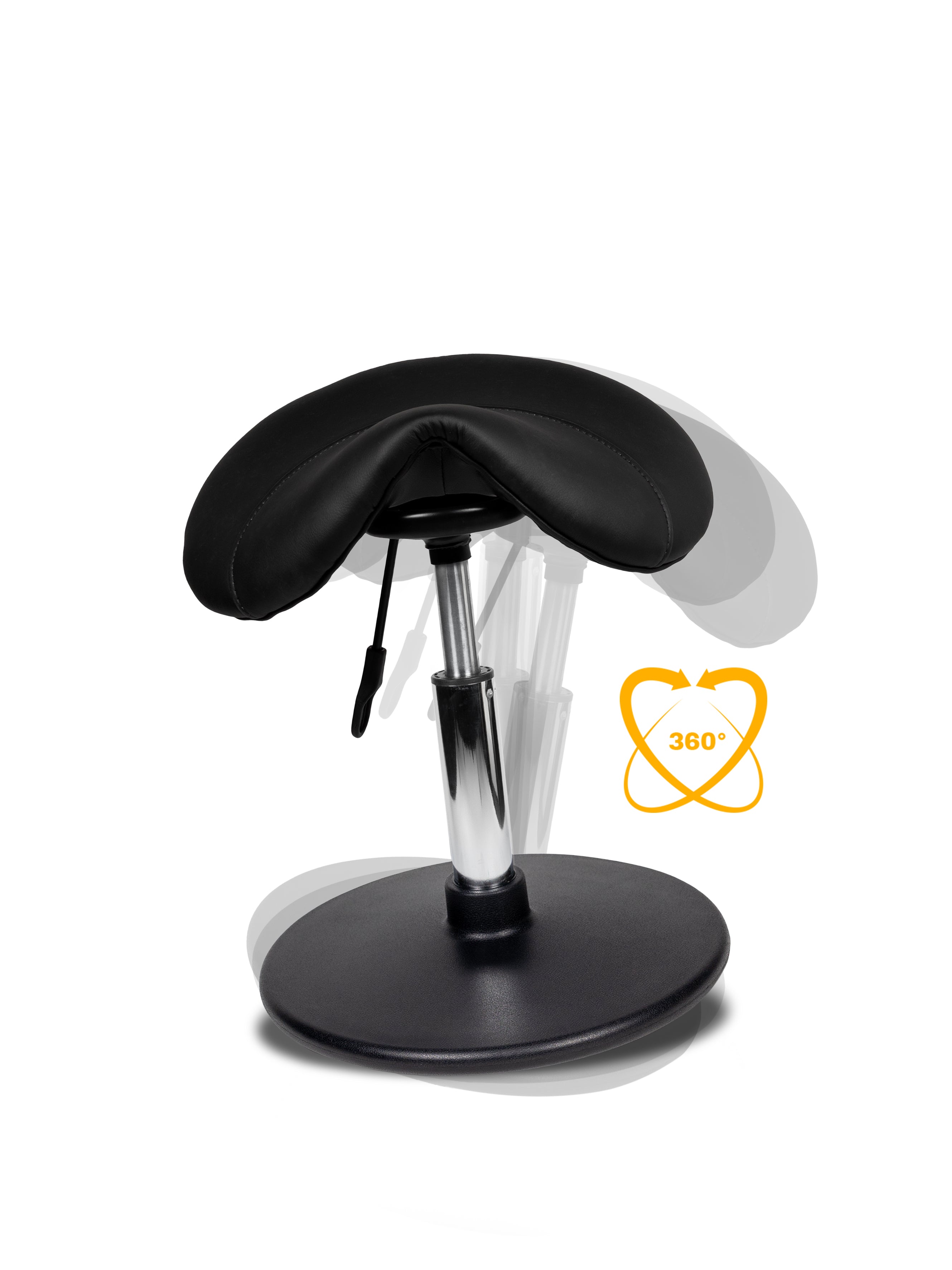 Ergonomische Balanskruk Zwart