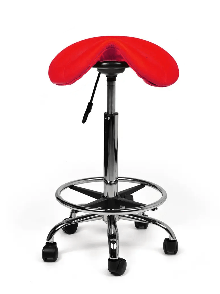 Zadelkruk Hoog Rood met Voetring