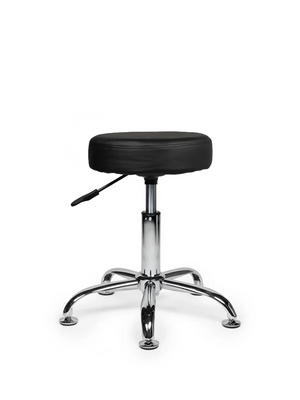 Ergonomische Tabouret Zwart op Wielen