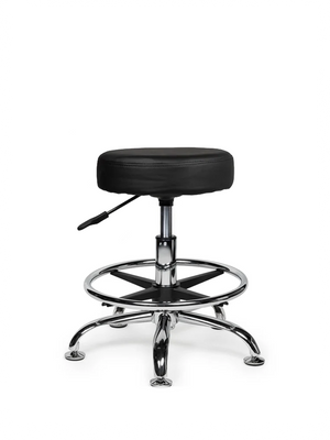 Ergonomische Tabouret Zwart op Wielen