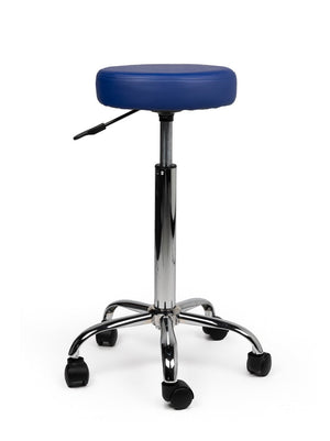 Ergonomische Tabouret Blauw op Wielen