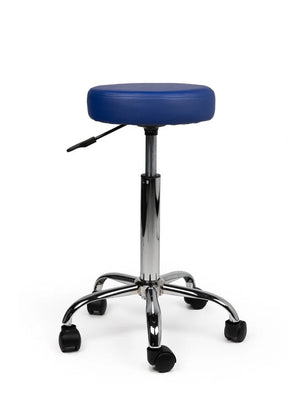 Ergonomische Tabouret Blauw op Wielen
