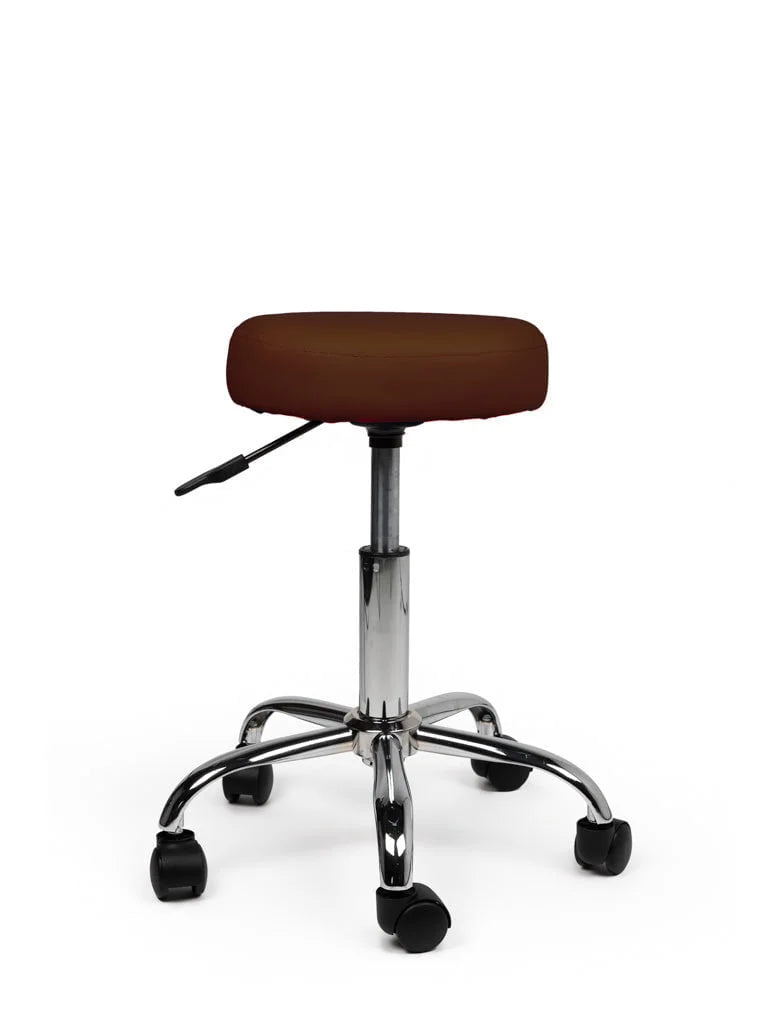 Ergonomische Tabouret Bruin op Wielen
