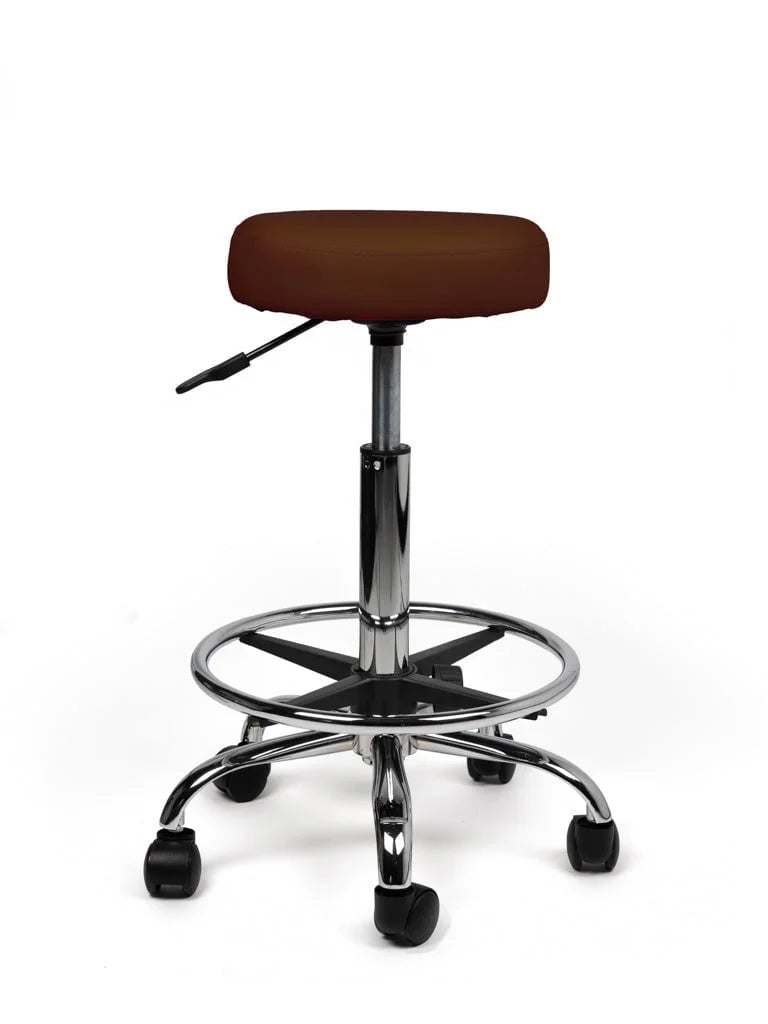 Ergonomische Tabouret Bruin op Wielen