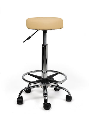 Ergonomische Tabouret Beige op Wielen