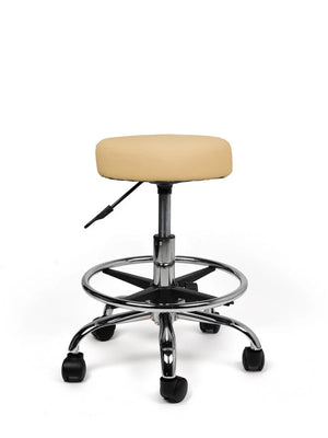 Ergonomische Tabouret Beige op Wielen