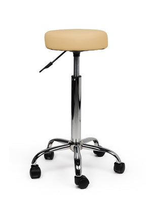 Ergonomische Tabouret Beige op Wielen
