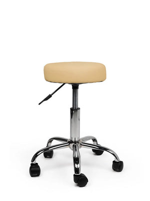 Ergonomische Tabouret Beige op Wielen