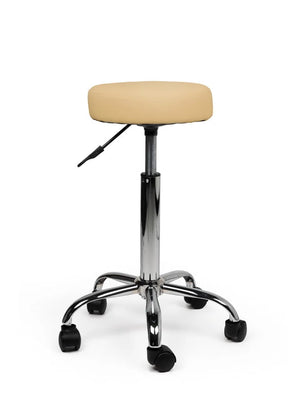 Ergonomische Tabouret Beige op Wielen