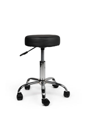 Ergonomische Tabouret Zwart op Wielen