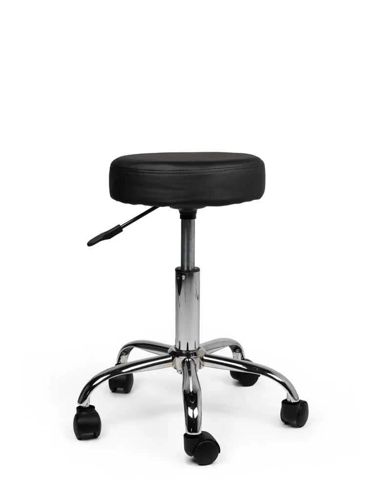 Ergonomische Tabouret Zwart op Wielen