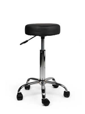 Ergonomische Tabouret Zwart op Wielen