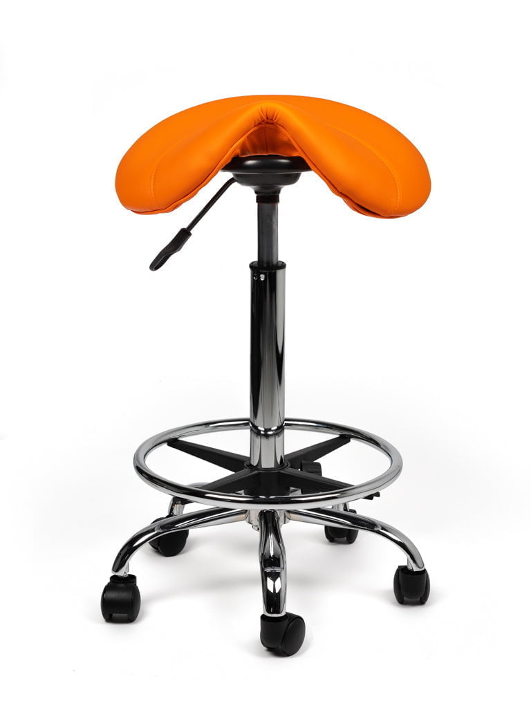 Zadelkruk Zeno Hoog Oranje met Voetring