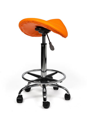 Zadelkruk Zeno Hoog Oranje met Voetring