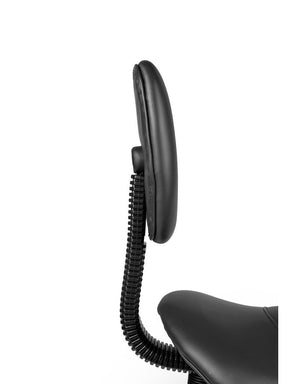 Zadelkruk Rugleuning Laag Zwart