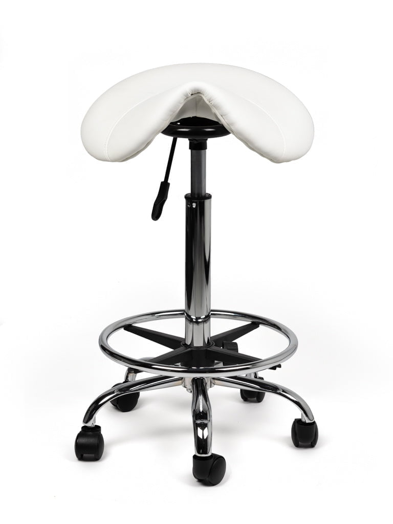 Zadelkruk Hoog Wit met Voetring