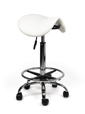 Zadelkruk Hoog Wit met Voetring