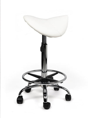 Zadelkruk Hoog Wit met Voetring