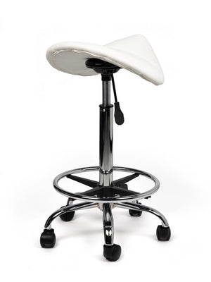 Zadelkruk Hoog Wit met Voetring