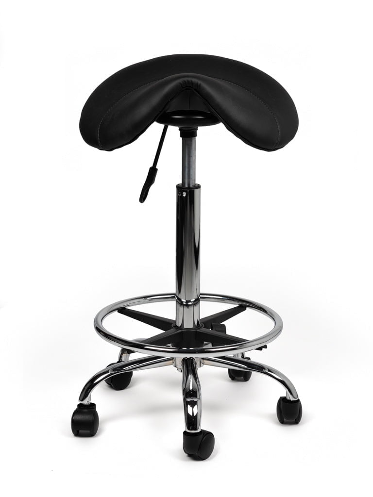 Zadelkruk Zeno Zwart met Voetring