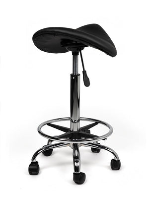 Zadelkruk Zeno Zwart met Voetring