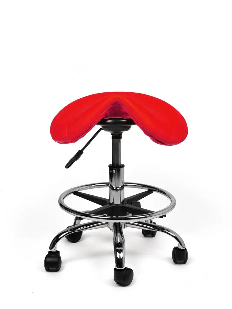 Zadelkruk Rood Laag met Voetring