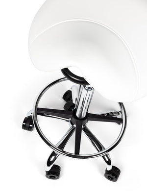 Kapperskruk Wit Hoog met Voetring