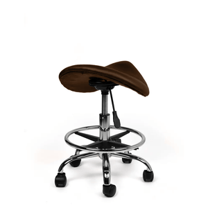 Zadelkruk Bruin Laag met Voetring