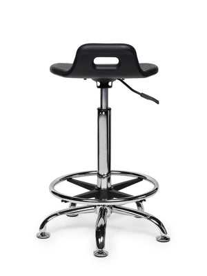 Stahulp Zwart Hoog met Voetring