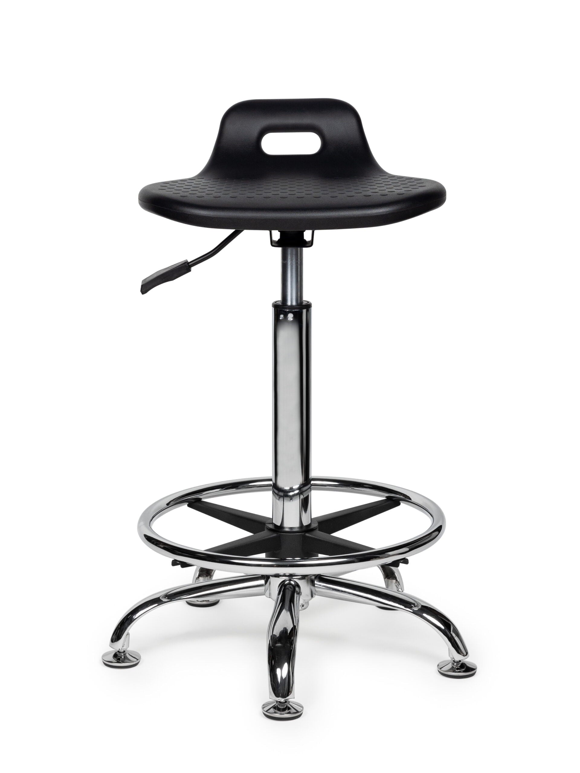 Stahulp Zwart Hoog met Voetring