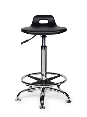 Stahulp Zwart Hoog met Voetring