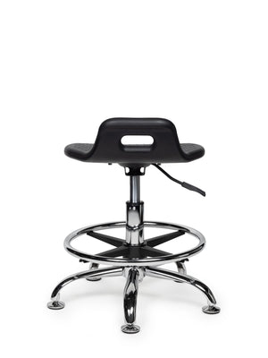 Stahulp Zwart Laag met Voetring