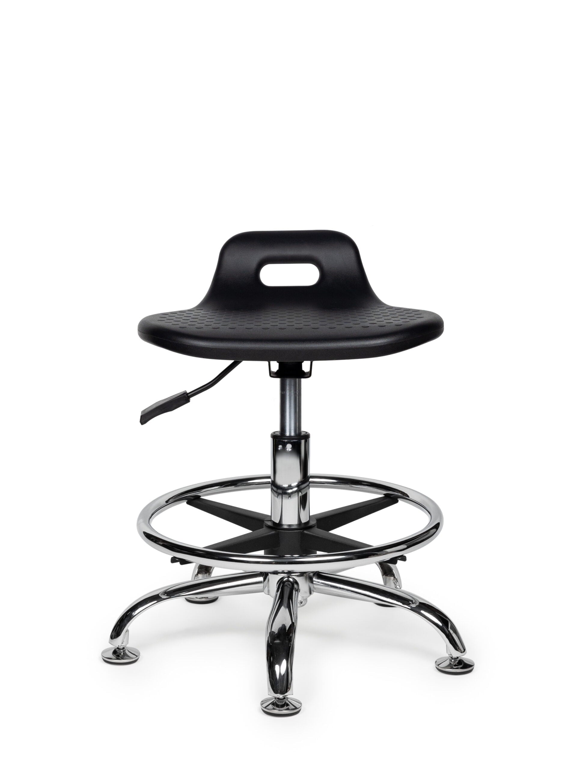 Stahulp Zwart Laag met Voetring