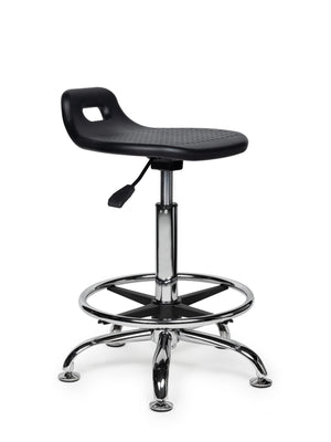 Stahulp Zwart Standaard met Voetring