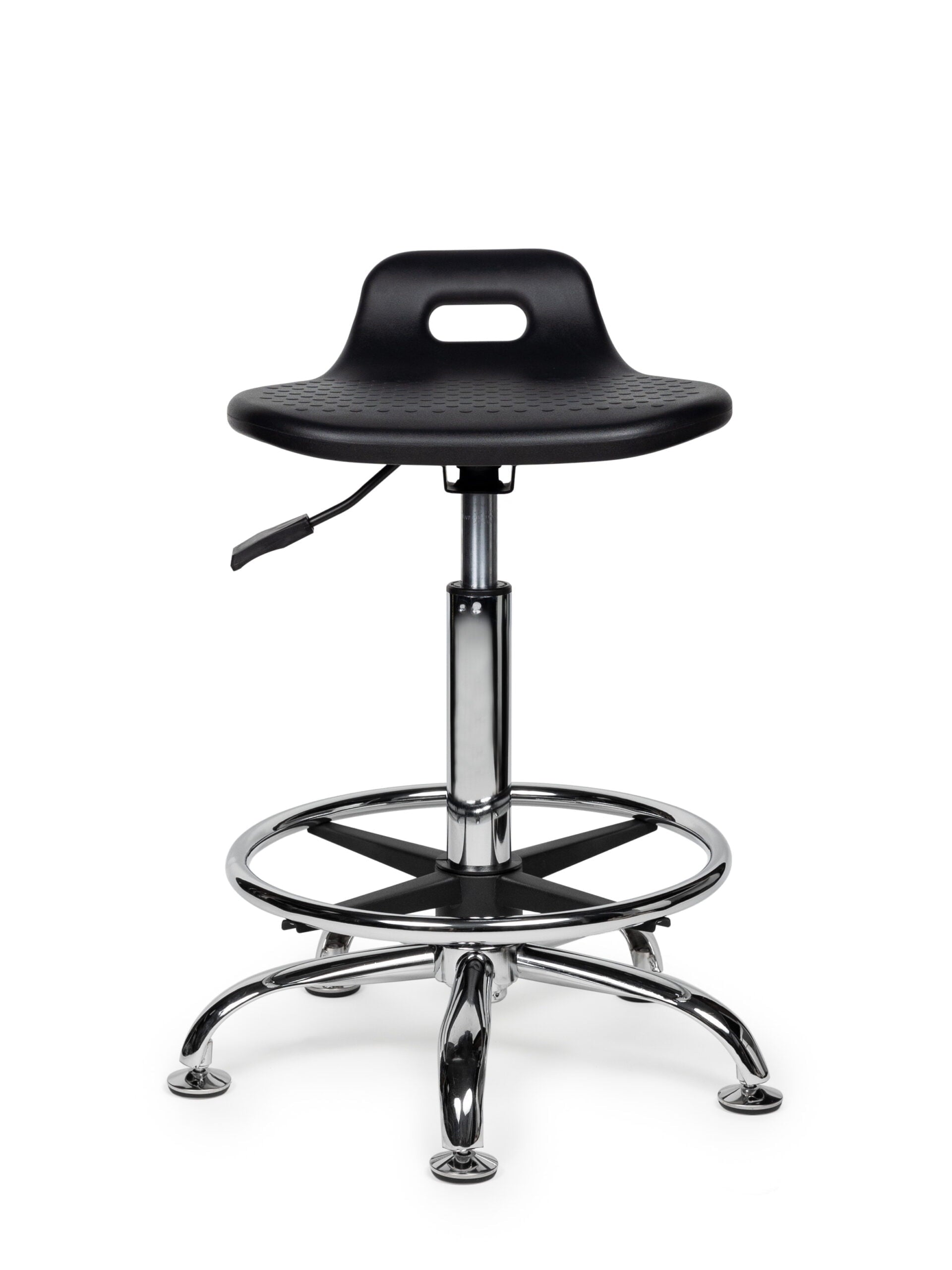 Stahulp Zwart Standaard met Voetring