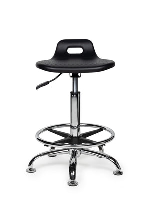 Stahulp Zwart Standaard met Voetring