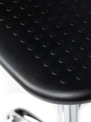 Stahulp Zwart Laag met Voetring