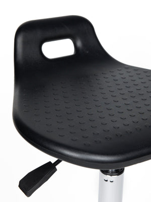 Stahulp Zwart Standaard met Voetring