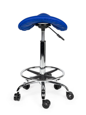 Kapperskruk Blauw Hoog met Voetring