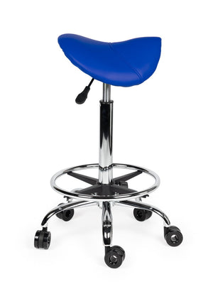 Kapperskruk Blauw Hoog met Voetring