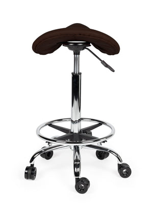 Kapperskruk Bruin Hoog met Voetring