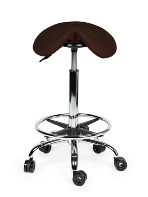 Kapperskruk Bruin Hoog met Voetring