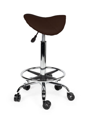 Kapperskruk Bruin Hoog met Voetring