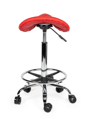 Kapperskruk Rood Hoog met Voetring