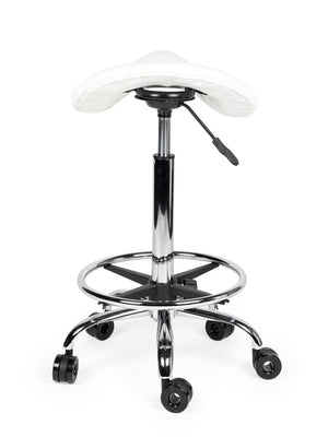 Kapperskruk Wit Hoog met Voetring