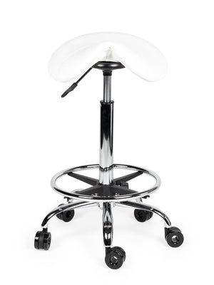 Kapperskruk Wit Hoog met Voetring