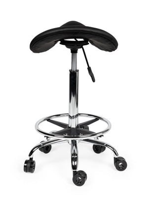 Kapperskruk Zwart Hoog met Voetring