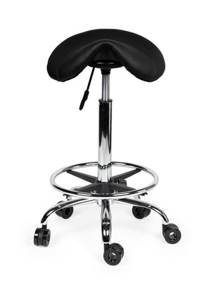 Kapperskruk Zwart Hoog met Voetring