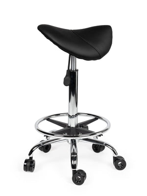 Kapperskruk Zwart Hoog met Voetring